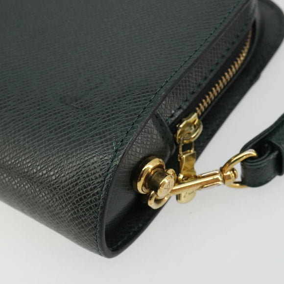 LOUIS VUITTON Taiga Baikal Clutch Bag Epicea M30184 LV Auth ka4580
