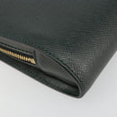 LOUIS VUITTON Taiga Baikal Clutch Bag Epicea M30184 LV Auth ka4580-14