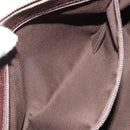 GUCCI GG Canvas Shoulder Bag Brown Silver 114273 Auth ka4581-23