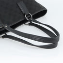 GUCCI GG Canvas Hand Bag Black Silver 113017 Auth ka4582-7