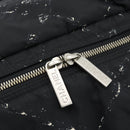 CHANEL New Travel Line Hand Bag Nylon Black Silver CC Auth ka4585A-9