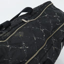 CHANEL New Travel Line Hand Bag Nylon Black Silver CC Auth ka4585A-6