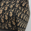 Christian Dior Trotter Canvas Hand Bag Navy Silver Auth ka4588-15