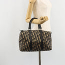 Christian Dior Trotter Canvas Hand Bag Navy Silver Auth ka4588-21