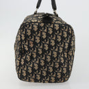 Christian Dior Trotter Canvas Hand Bag Navy Silver Auth ka4588-3