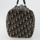 Christian Dior Trotter Canvas Hand Bag Navy Silver Auth ka4588-4