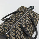 Christian Dior Trotter Canvas Hand Bag Navy Silver Auth ka4588-6