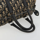 Christian Dior Trotter Canvas Hand Bag Navy Silver Auth ka4588-7