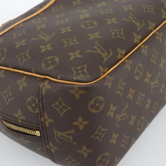 LOUIS VUITTON Monogram Deauville Hand Bag M47270 LV Auth ka4592