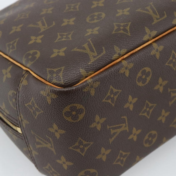 LOUIS VUITTON Monogram Deauville Hand Bag M47270 LV Auth ka4592