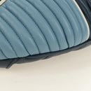 Miu Miu Body Bag Leather Blue Gold Auth ka4593V-14
