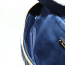 Miu Miu Body Bag Leather Blue Gold Auth ka4593V-22