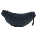 Miu Miu Body Bag Leather Blue Gold Auth ka4593V-2