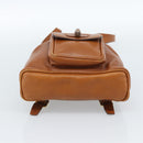 GUCCI Bamboo Backpack Leather Brown Gold Auth ka4595-5