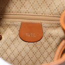 GUCCI Bamboo Backpack Leather Brown Gold Auth ka4595-12
