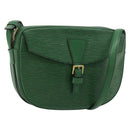 LOUIS VUITTON Epi Jeune Fille MM Shoulder Bag Green M52154 LV Auth ka4596-1
