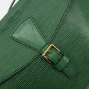 LOUIS VUITTON Epi Jeune Fille MM Shoulder Bag Green M52154 LV Auth ka4596-18