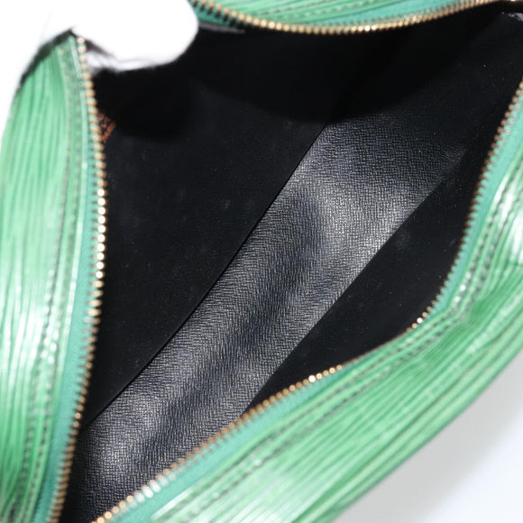 LOUIS VUITTON Epi Jeune Fille MM Shoulder Bag Green M52154 LV Auth ka4596