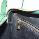 LOUIS VUITTON Epi Jeune Fille MM Shoulder Bag Green M52154 LV Auth ka4596-22