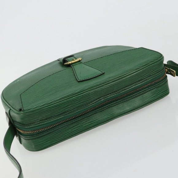 LOUIS VUITTON Epi Jeune Fille MM Shoulder Bag Green M52154 LV Auth ka4596