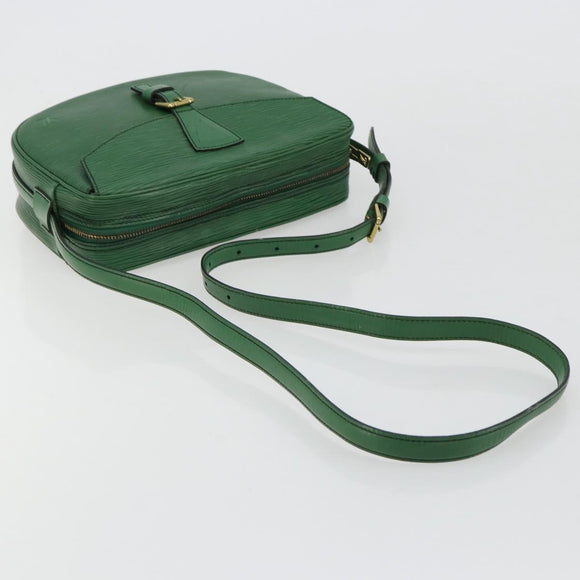 LOUIS VUITTON Epi Jeune Fille MM Shoulder Bag Green M52154 LV Auth ka4596