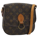 LOUIS VUITTON Monogram Saint Cloud MM Shoulder Bag M51243 LV Auth ka4598-1