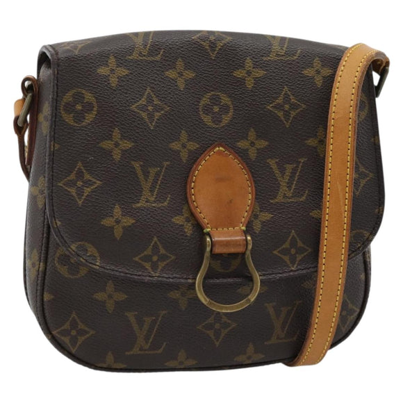LOUIS VUITTON Monogram Saint Cloud MM Shoulder Bag M51243 LV Auth ka4598