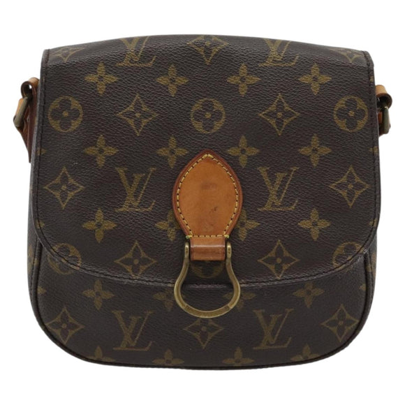 LOUIS VUITTON Monogram Saint Cloud MM Shoulder Bag M51243 LV Auth ka4598