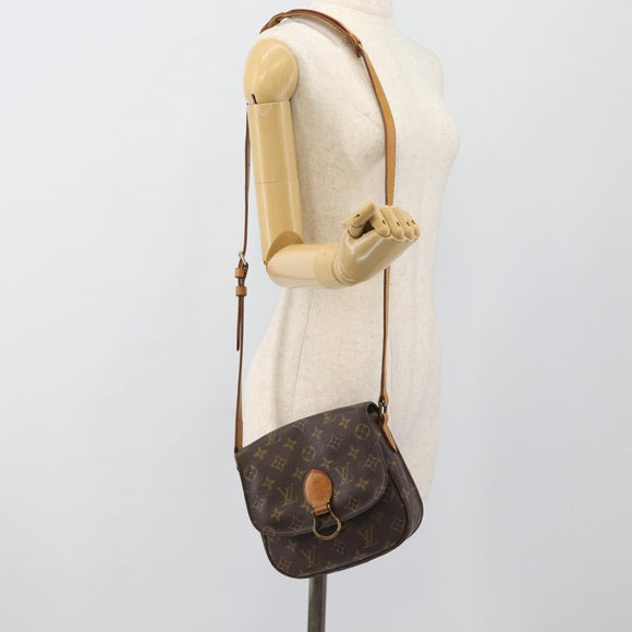 LOUIS VUITTON Monogram Saint Cloud MM Shoulder Bag M51243 LV Auth ka4598