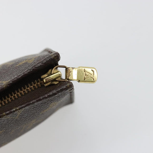 LOUIS VUITTON Monogram Pochette Toilette 15 Etui M47546 LV Auth ka4599