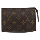 LOUIS VUITTON Monogram Pochette Toilette 15 Etui M47546 LV Auth ka4599-13