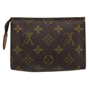 LOUIS VUITTON Monogram Pochette Toilette 15 Etui M47546 LV Auth ka4599-2