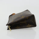 LOUIS VUITTON Monogram Pochette Toilette 15 Etui M47546 LV Auth ka4599-4