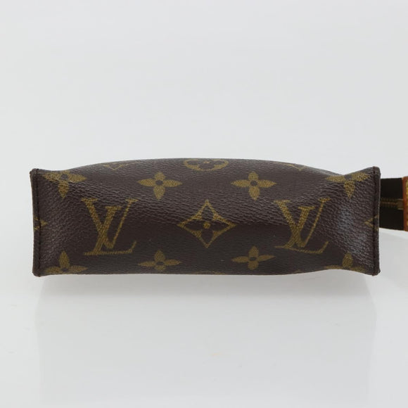 LOUIS VUITTON Monogram Pochette Toilette 15 Etui M47546 LV Auth ka4599