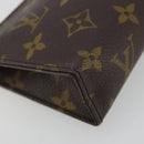 LOUIS VUITTON Monogram Pochette Toilette 15 Etui M47546 LV Auth ka4599-14