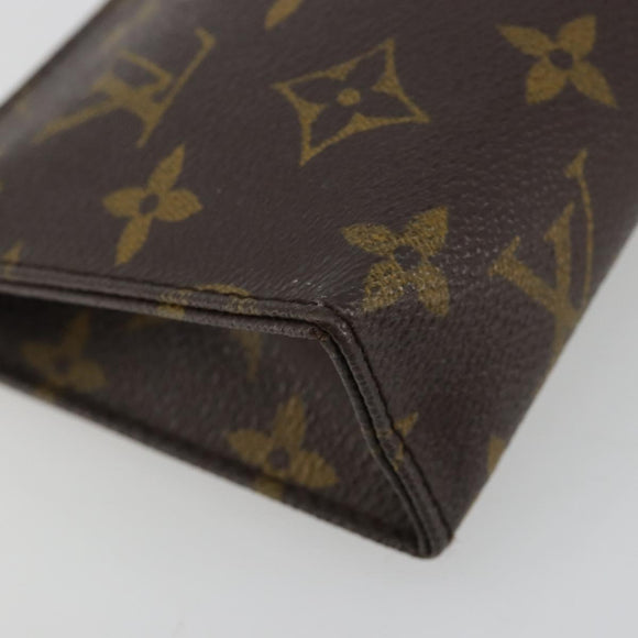 LOUIS VUITTON Monogram Pochette Toilette 15 Etui M47546 LV Auth ka4599