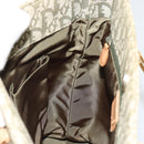 Christian Dior Trotter Canvas Hand Bag Green Gold Auth ka4602-20