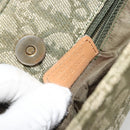 Christian Dior Trotter Canvas Hand Bag Green Gold Auth ka4602-12