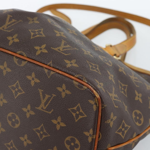LOUIS VUITTON Monogram Palermo PM Tote Bag M40145 LV Auth ka4604
