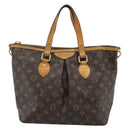LOUIS VUITTON Monogram Palermo PM Tote Bag M40145 LV Auth ka4604-13