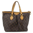 LOUIS VUITTON Monogram Palermo PM Tote Bag M40145 LV Auth ka4604-2