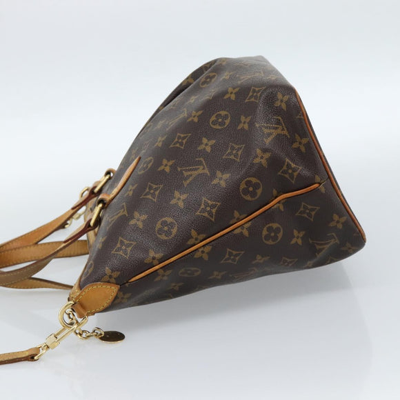 LOUIS VUITTON Monogram Palermo PM Tote Bag M40145 LV Auth ka4604