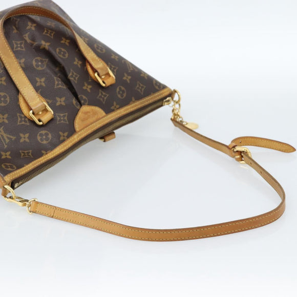 LOUIS VUITTON Monogram Palermo PM Tote Bag M40145 LV Auth ka4604