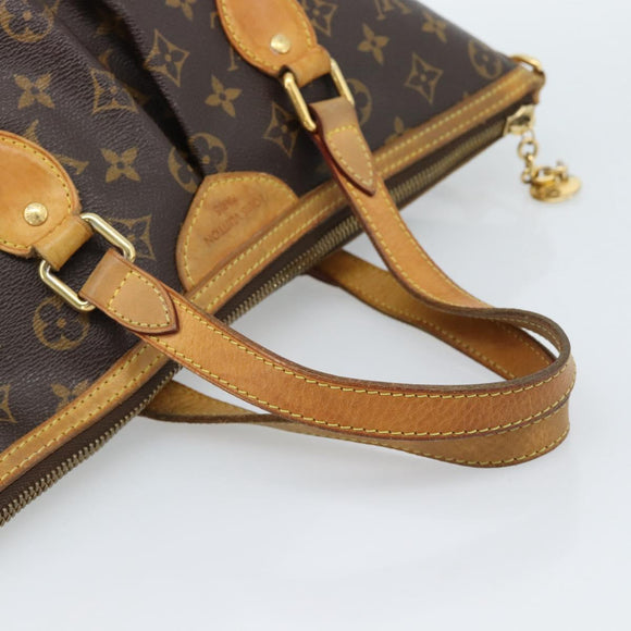 LOUIS VUITTON Monogram Palermo PM Tote Bag M40145 LV Auth ka4604