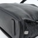MCM Backpack Leather Black Silver Auth ka4605A-16