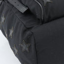 SAINT LAURENT Rugzak Canvas Zwart Zilver Auth ka4606A-13
