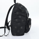 SAINT LAURENT Rugzak Canvas Zwart Zilver Auth ka4606A-4