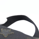 SAINT LAURENT Rugzak Canvas Zwart Zilver Auth ka4606A-8
