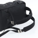 SAINT LAURENT Rugzak Canvas Zwart Zilver Auth ka4606A-9