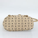 MCM Vicetos Logogram Hand Bag PVC Leather 2way Beige Gold Auth ka4607A-5